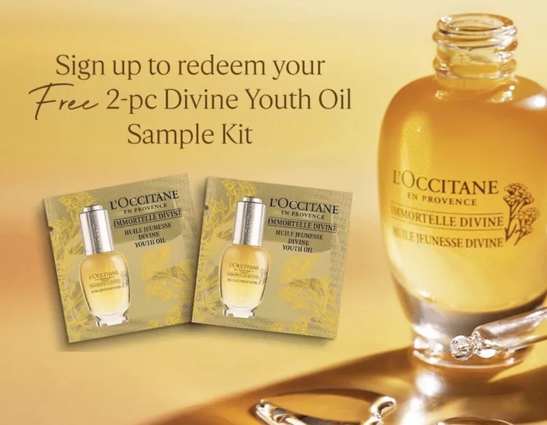 L’OCCITANE Immortelle Divine Youth Oil Free Sample Kit