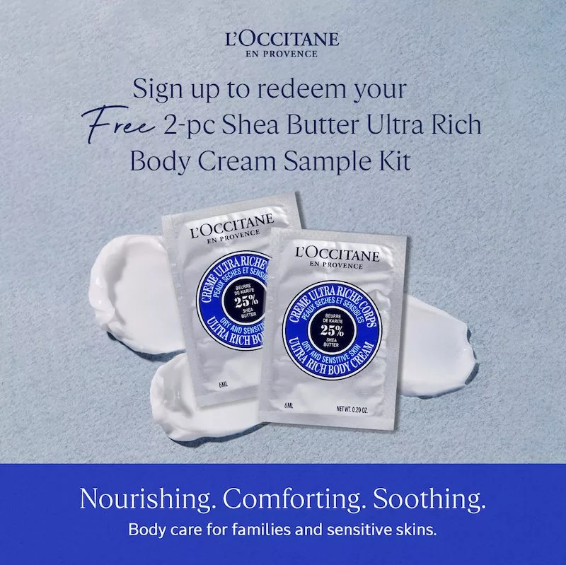 L’OCCITANE Shea Butter Ultra Rich Body Cream Free 2-Pc Sample Kit