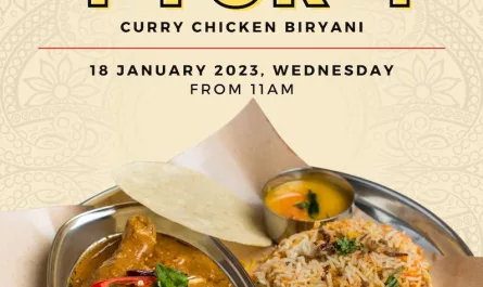 Prata Wala 1-For-1 Chicken Biryani 18th January 2023