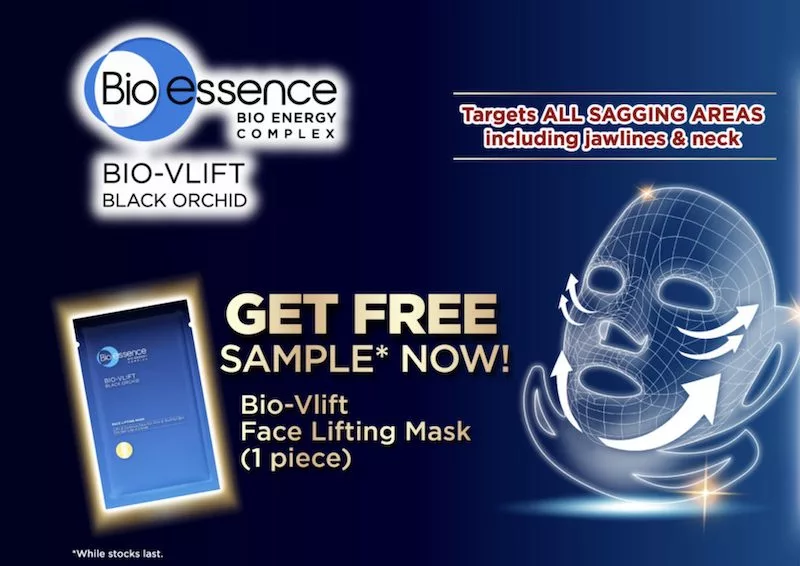 Bio Essence Bio-Vlift Face Lifting Mask Free Sample Singapore