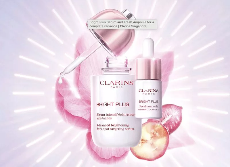 Clarins Bright Plus Serum & Gel Cream Free Samples Singapore