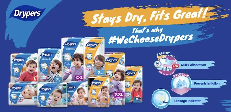 Drypers Baby Diapers Or Pants Free Sample Singapore