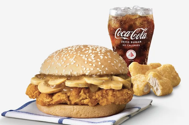 Free KFC Singapore Shrooms Burger Meal