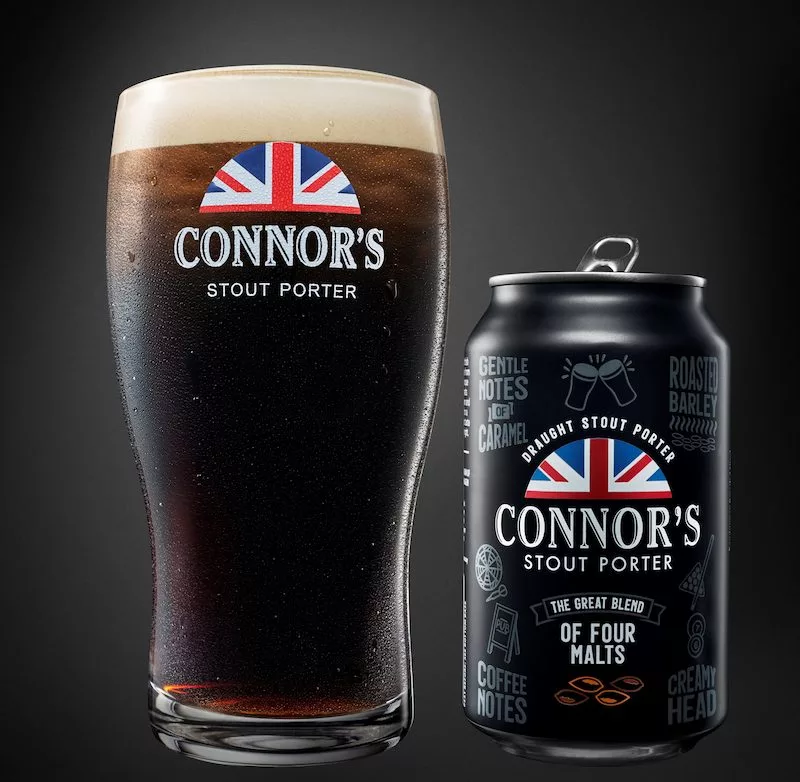 Connor's Stout Porter Sample Can For Just 90 Cents