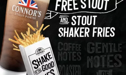 Free Connor's Stout & Shaker Fries At Connor's Shake To The Good Times Pop-Up 313 Somerset Singapore