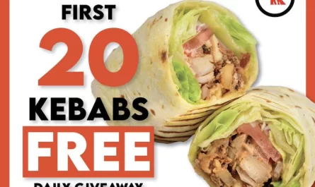 Kebabs Faktory Sengkang Grand Mall - 20 Free Kebab Wraps Daily
