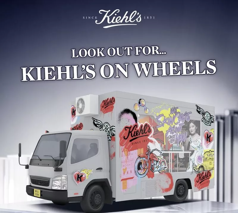 Kiehl's On Wheels Mobile Truck - Free 5-Pc Kiehl's Sample Kit, Gifts & More!