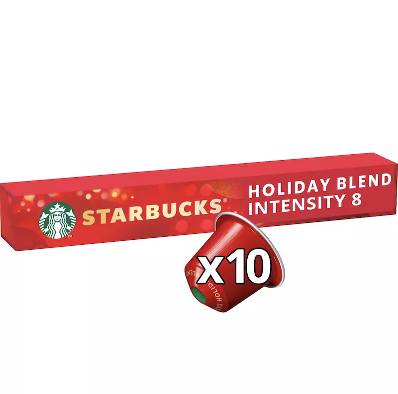 LIMITED OFFER: Starbucks® Holiday Blend Nespresso Coffee Capsules Box Of 10 For $2!