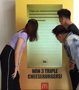 McDonald's Triple Treat Challenge To Win Three Triple Cheeseburgers