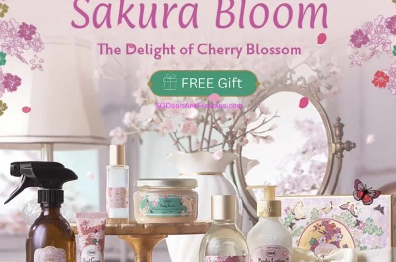 SABON Sakura Bloom Free Sample From Takashimaya Singapore
