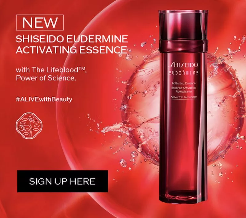 Shiseido Singapore Eudermine Activating Essence Free Sample Kit