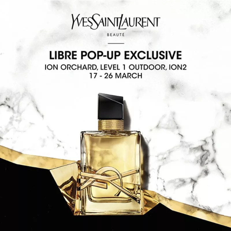 YSL Libre Free Perfume Sample From Libre Pop-Up ION Orchard Singapore