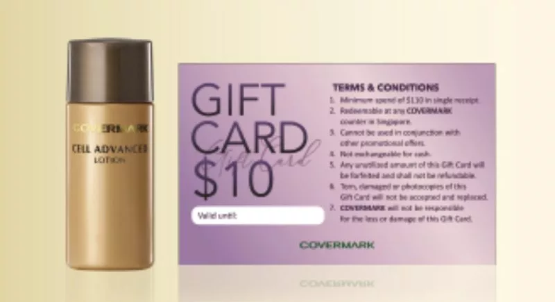 Covermark Cell Advanced Lotion Free Travel Sized Sample & $10 Voucher