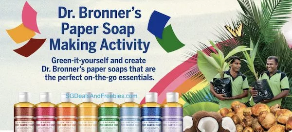 Dr. Bronner's Paper Soap Making activity