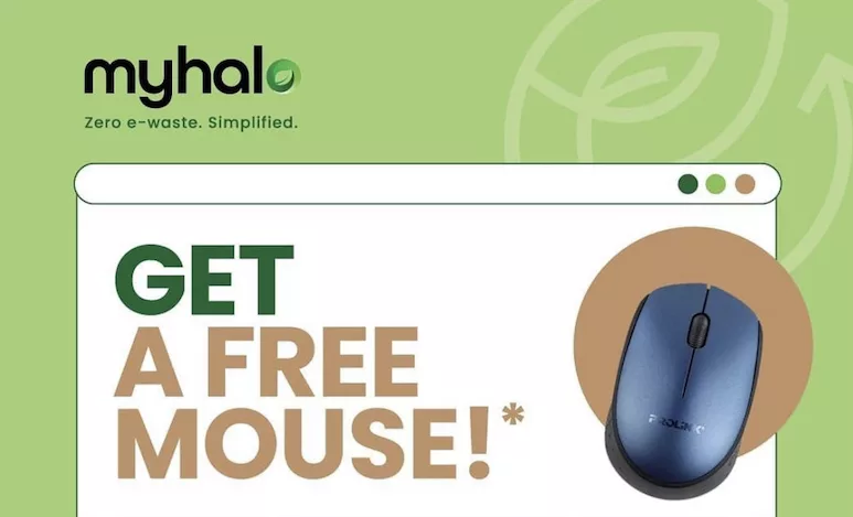 Free Computer Mouse When You Bring Any E-Waste Item To Myhalo Booth Bugis Junction