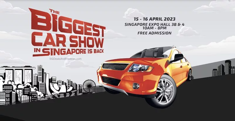 Free Inverted Umbrella At CARS@EXPO Singapore Event 15th & 16th April 2023