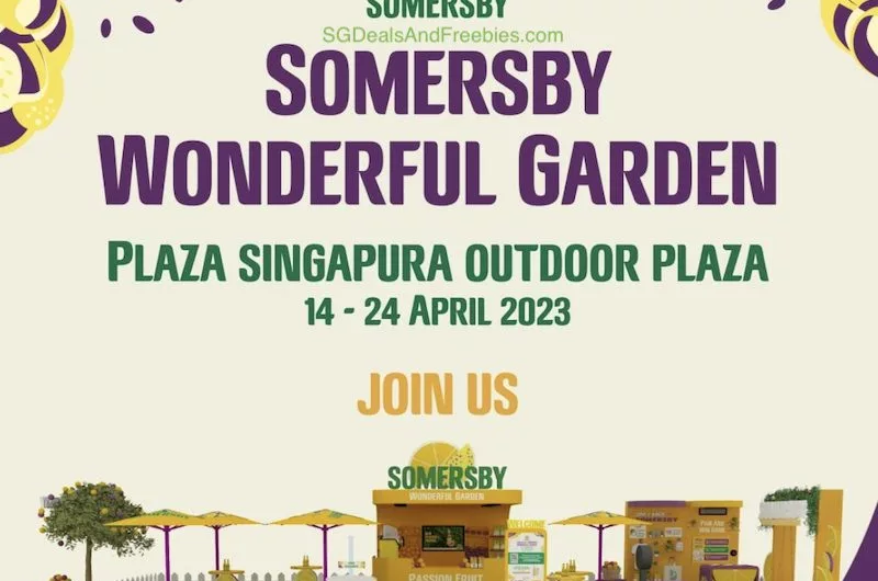 Free Somersby Slushie At Somersby Wonderful Garden Pop-Up Plaza Singapura
