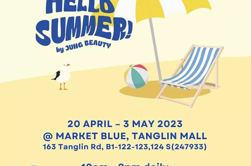 Jung Beauty Probiotics Tinted Sun Serum Free Sample From Hello Summer! Pop-Up Tanglin Mall