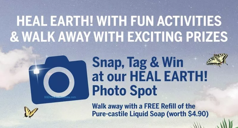 Snap & Get A Free Refill Of Dr. Bronner's Pure-Castile Liquid Soap At Dr. Bronner's Pop-Up In Watsons Takashimaya
