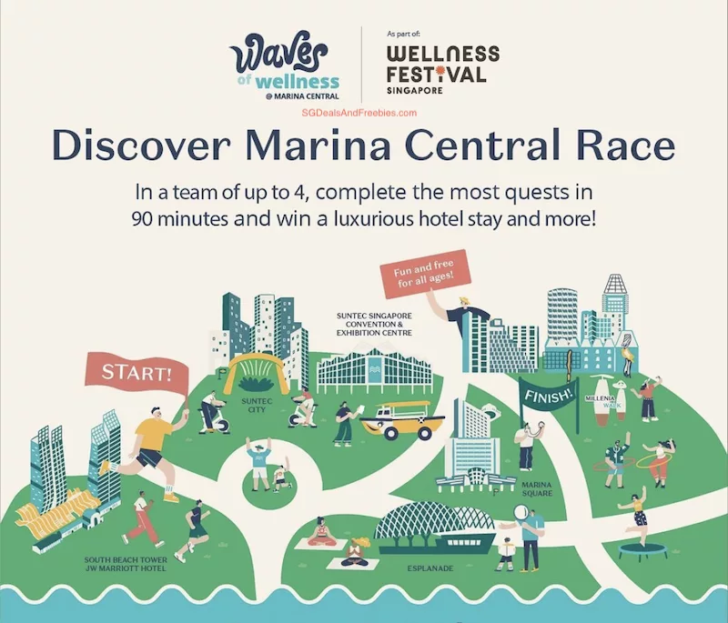 Free Entry To Discover Marina Central Race & Get Free Goodie Bag Worth $365!