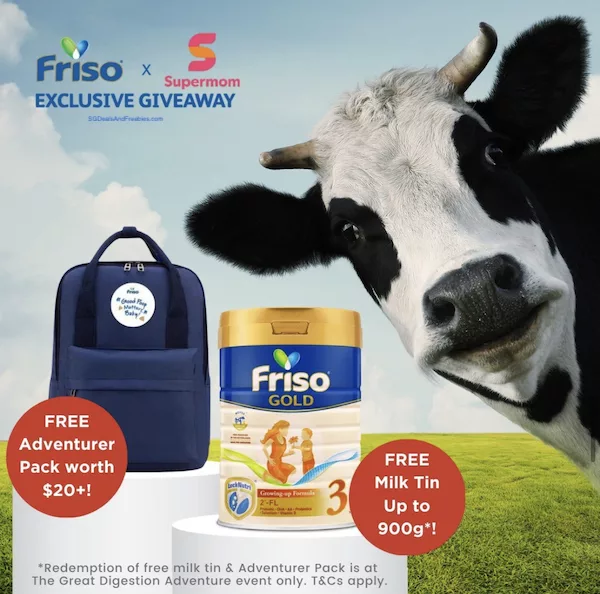 Free Friso Gold 3 Milk Formula Tin And Adventurer Pack