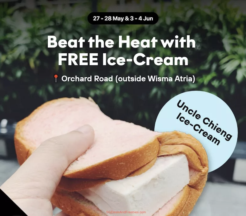 Free Uncle Chieng Ice Cream In Orchard Road For New ShopBack Pay Users