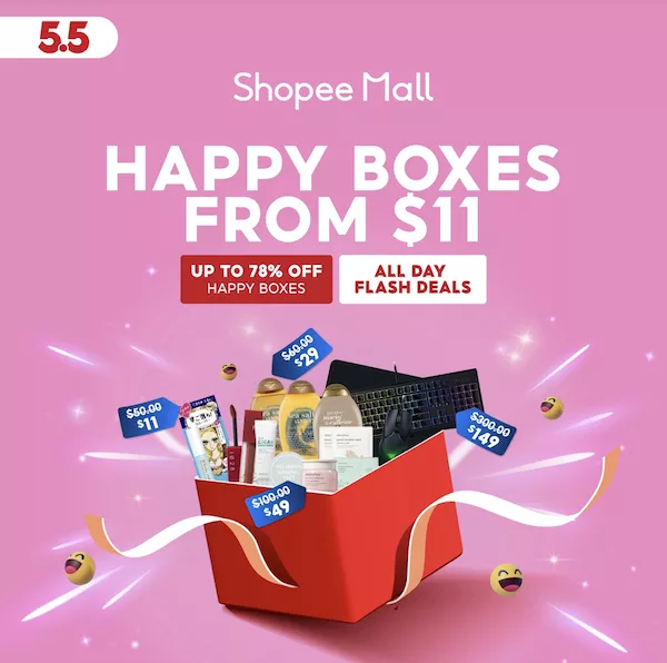 Shopee Brand Boxes Up To 78% Off