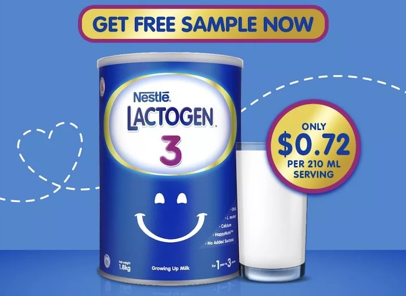 Nestlé LACTOGEN 3 Growing Up Milk Formula Free Sample