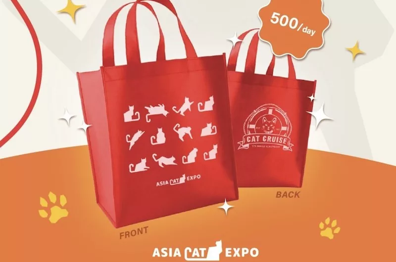 Asia Cat Expo 2023 Free Goodie Bag Full Of Cat Food