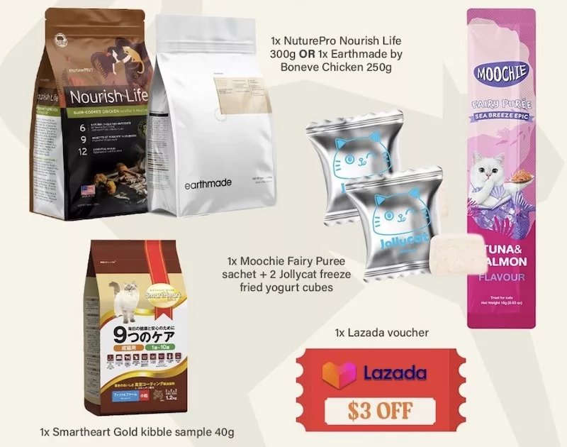 Asia Cat Expo 2023 Free Cat Food Goody Bag Products