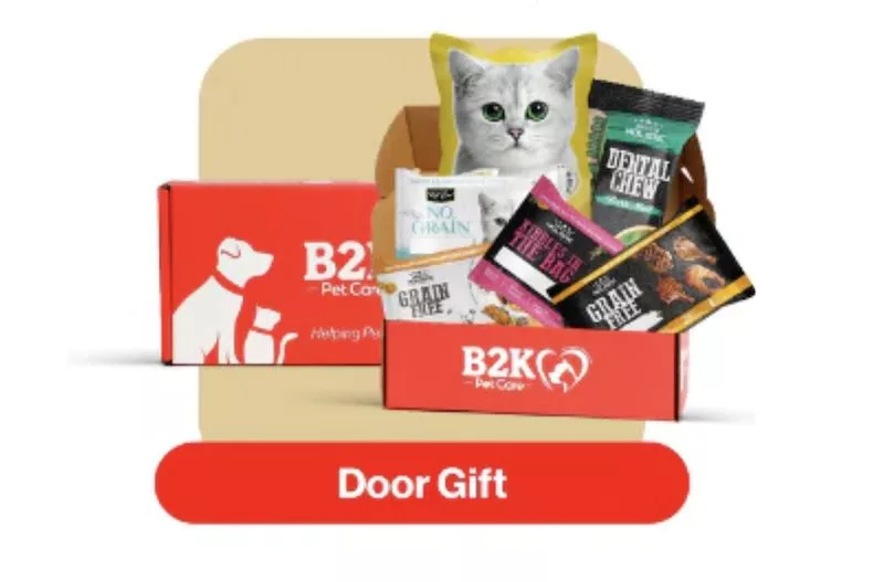 Free Door Gift At B2K Pet Care Warehouse Sale