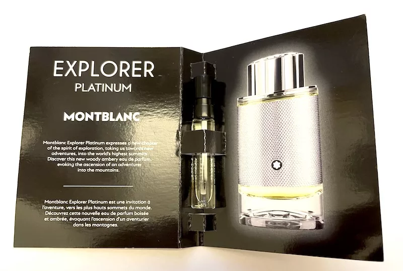 Montblanc Explorer Platinum Eau De Parfum Free Sample 2ml