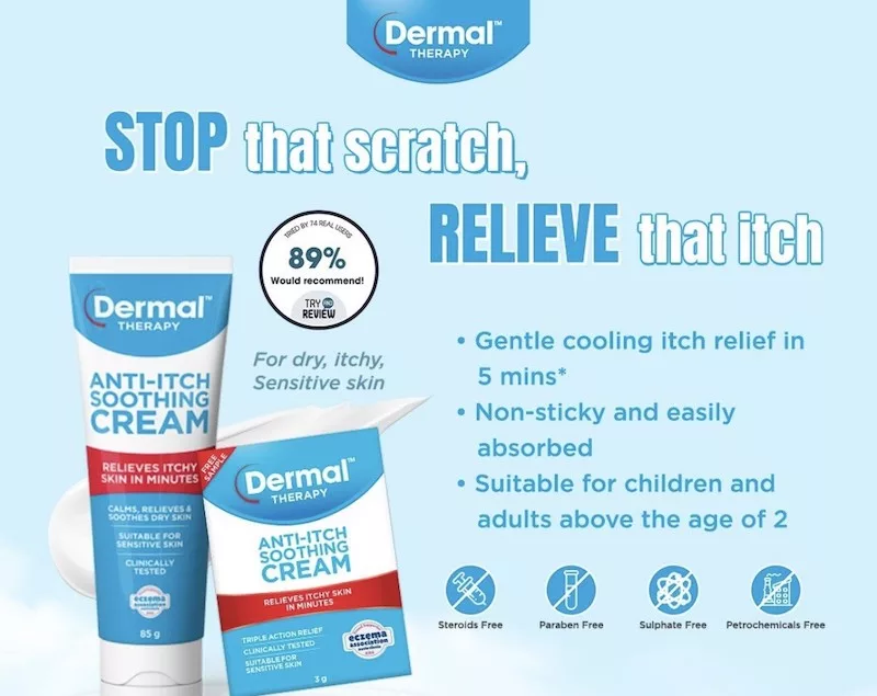 Dermal Therapy Anti-itch Soothing Cream Free Sample