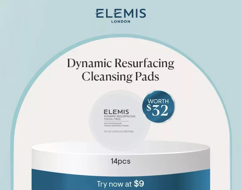 Elemis Dynamic Resurfacing Facial Pads For Only $9 Plus Free Delivery!