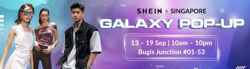 Free Gift From SHEIN Galaxy Pop-Up Bugis Junction