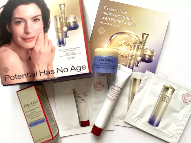 Shiseido 6-Pc Vital Perfection Skincare Sample Kit