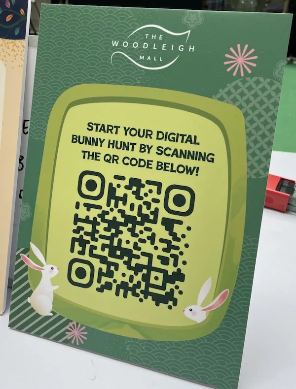 The Woodleigh Mall Digital Bunny Hunt Qr Code