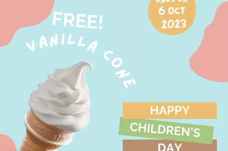 Free Ice Cream At Paya Lebar Square For Children Today!