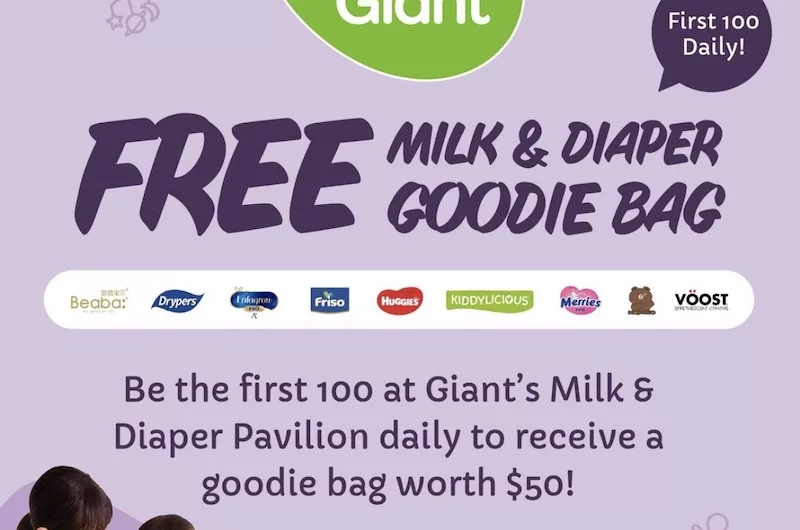 Free Giant Milk & Diaper Goodie Bag Worth $50 At Baby Land Fair