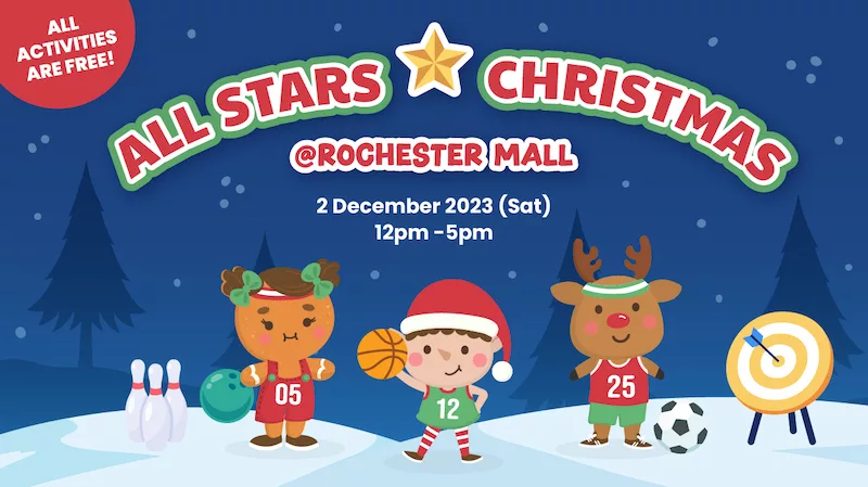 Free Goodie Bag & $10 UE Malls Voucher At All Stars Christmas Event