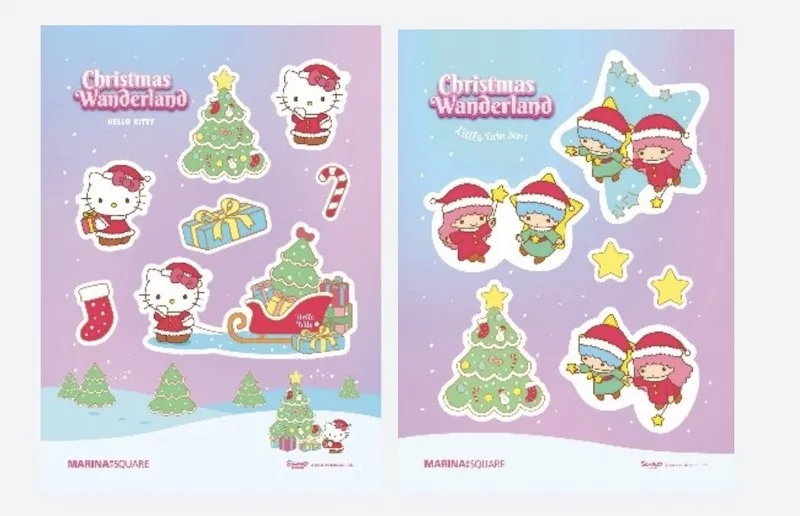 Free Sanrio Character Stickers From Marina Square
