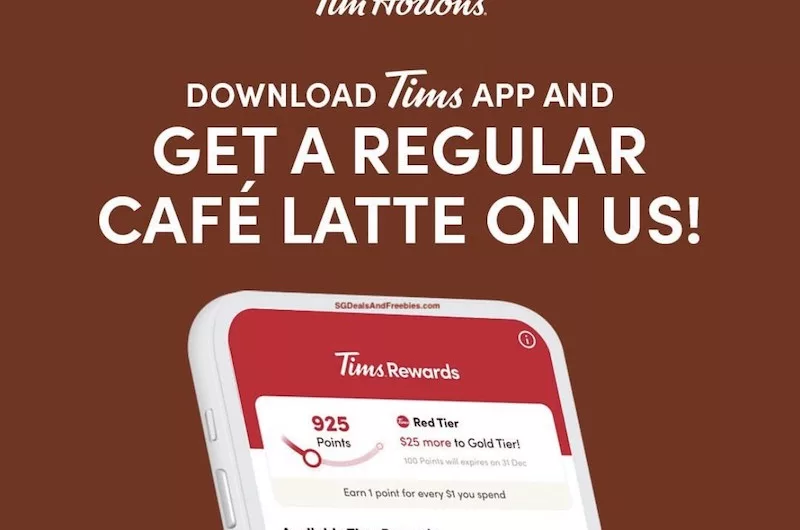 Free Tim Hortons Café Latte When You Download Tims Rewards App