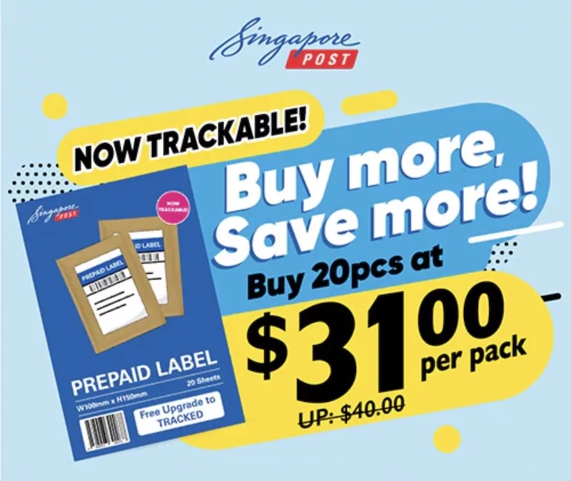 Save 22% On SingPost Local Postage Stamps- Just $1.55 To Send A Package Instead Of $2