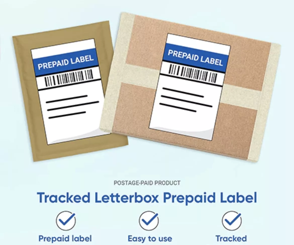 SingPost Tracked Letterbox Prepaid Label