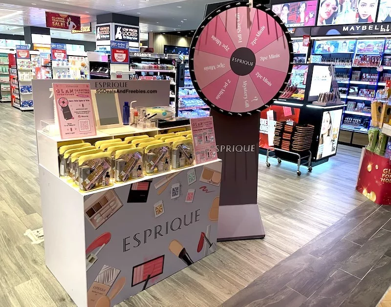Free Kose Travel-Sized Samples & Full-Sized Products At Esprique Glam Countdown Carnival Pop-Up
