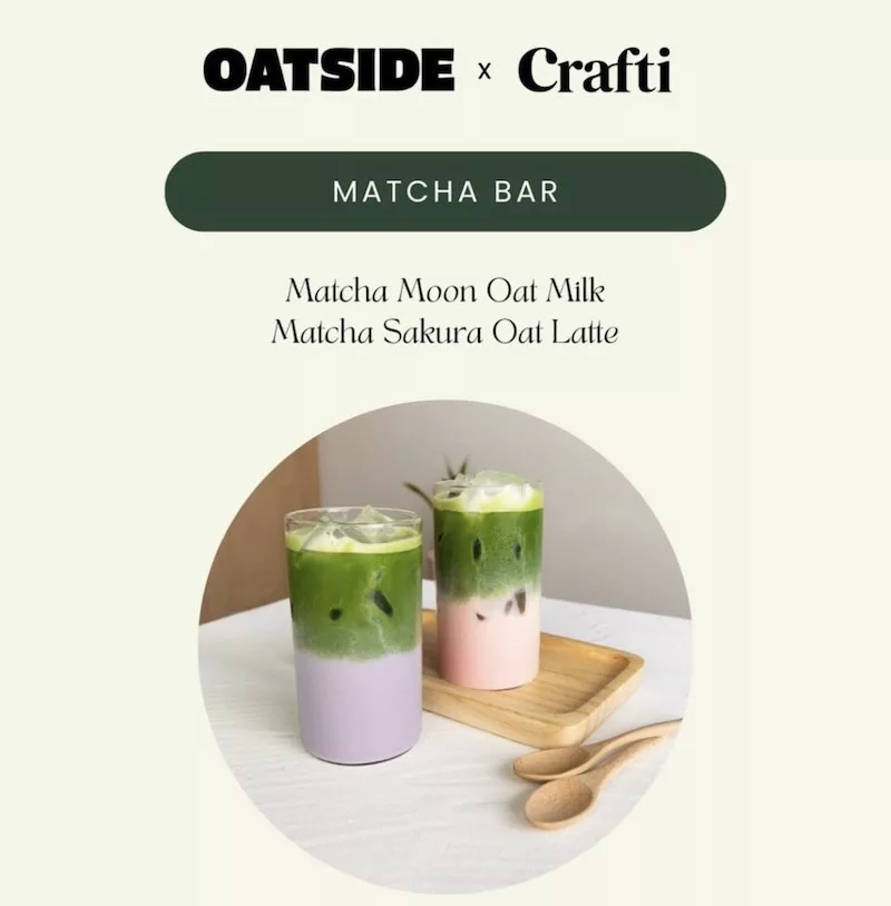 Free Matcha Drinks At The Oasis Christmas Pop-Up