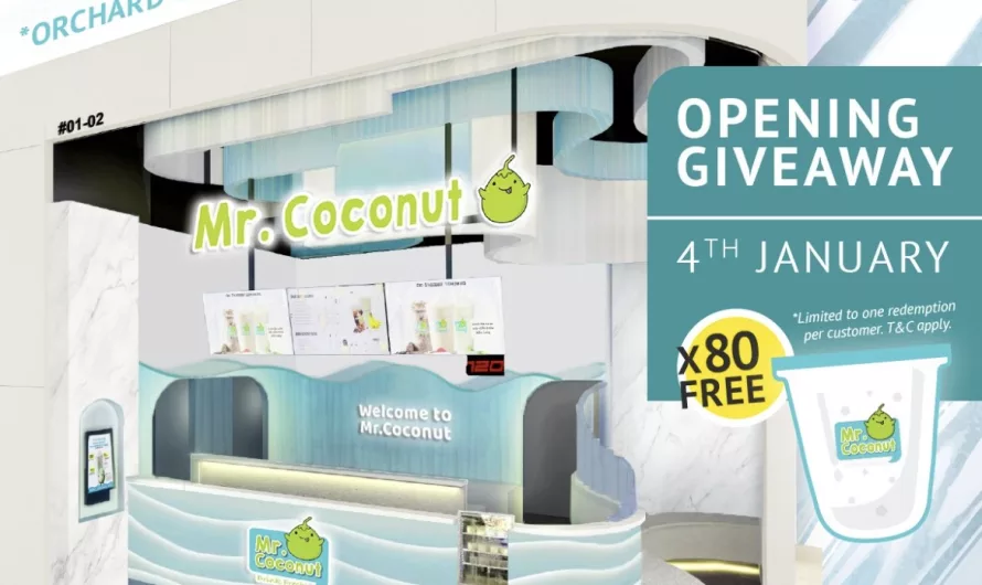 Free Mr Coconut Signature Coconut Shake At Orchard Gateway