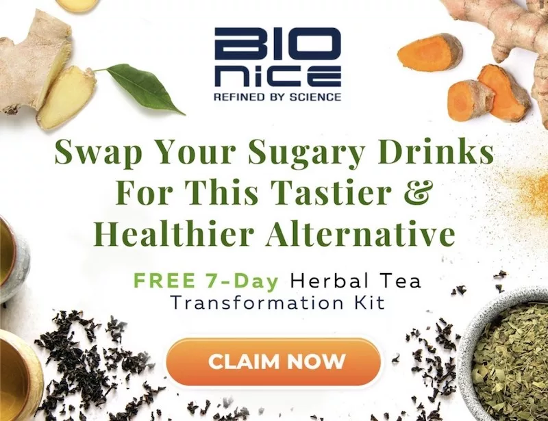 Complimentary BioNice 7-Day Herbal Tea Sample Kit