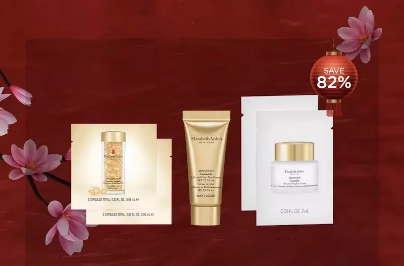Elizabeth Arden Lift & Firm Sample Set Worth $56 For Only $7 Plus Free Delivery!