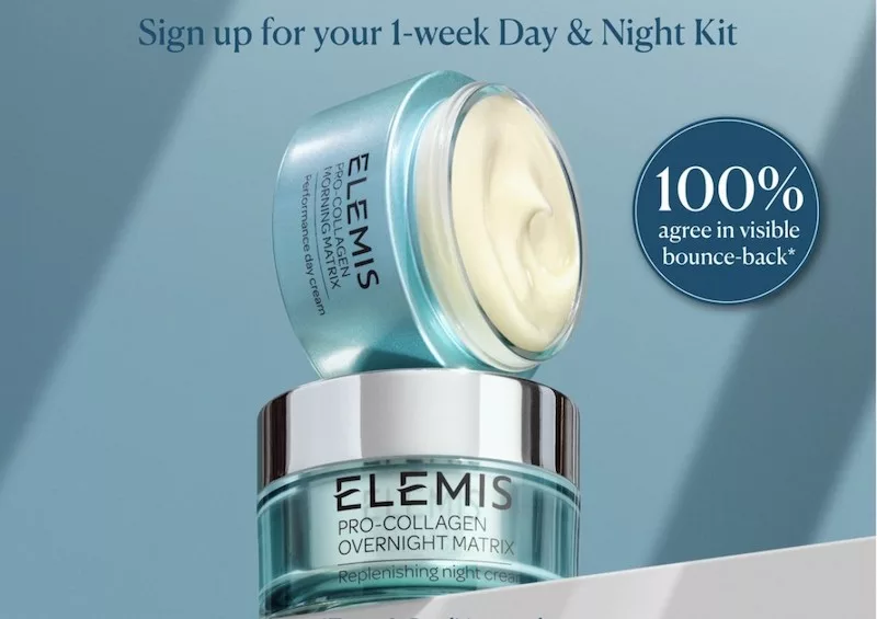 Free Elemis Pro-Collagen Day & Night Skincare Kit
